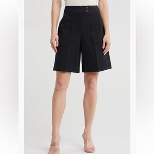 NWT SPANX Button tab ponte shirts in black size small